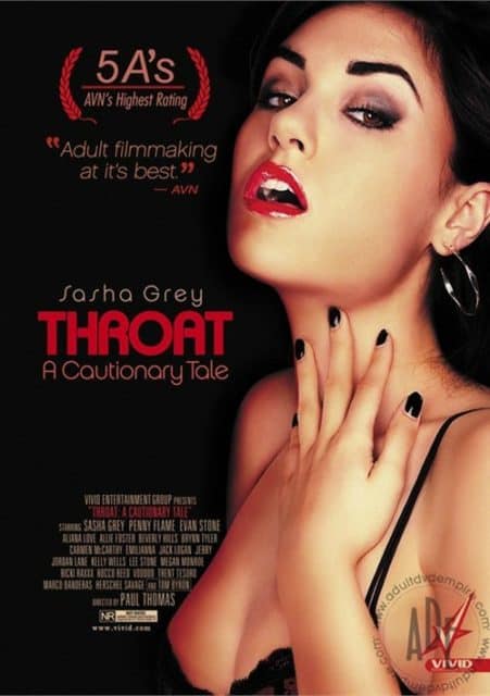 Sasha Grey throat a cautionary tale box cover