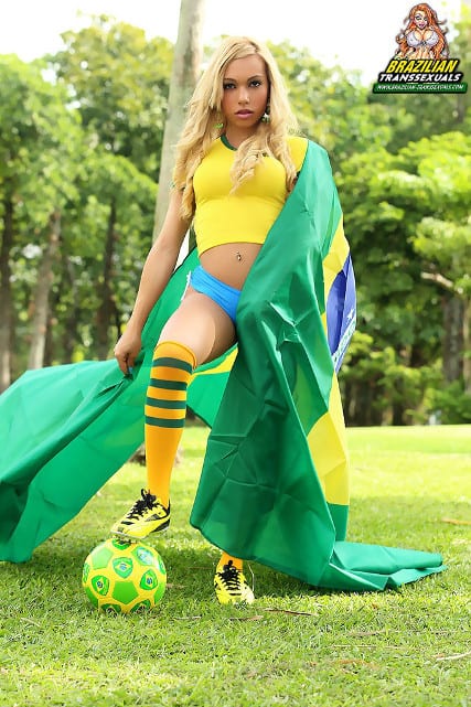 Brazilian Shemale Soccer - Sheylla Wandergirlt | Busty Brazilian TS Pornstar | XXXBios
