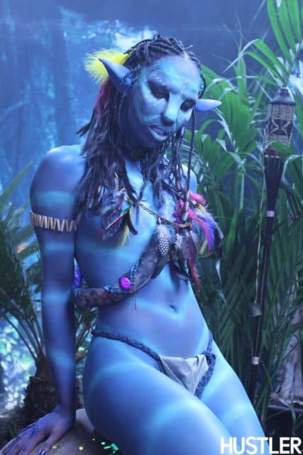 Misty Stone XXXBios - Misty Stone blue Avatar costume - This Ain't Avatar XXX Hustler Honey Misty Stone porn pics sfw