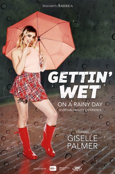 Giselle Palmer DVD cover of Getting Wet on a Rainy Day | XXXBios