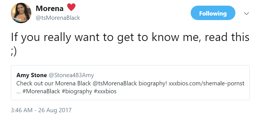 Morena Black Twitter endorsement